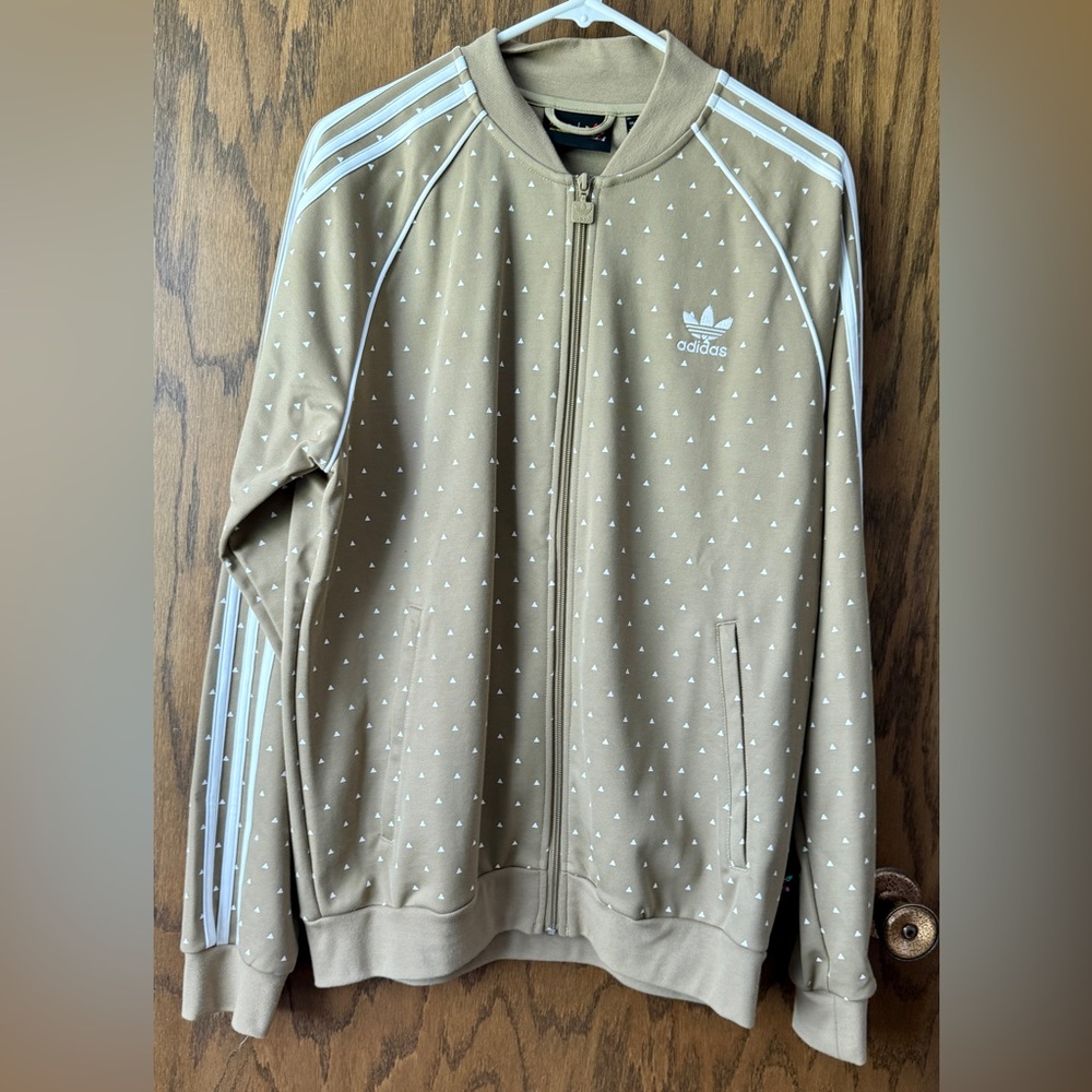 Adidas Pharrell Williams Hu Hiking Track Jacket XL Men's Neutral Taupe